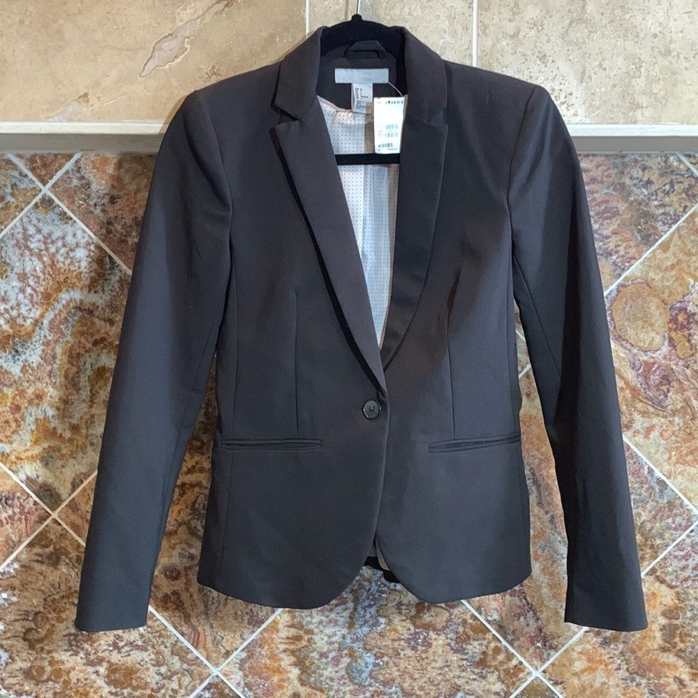 H&M New Black Blazer Size 4
